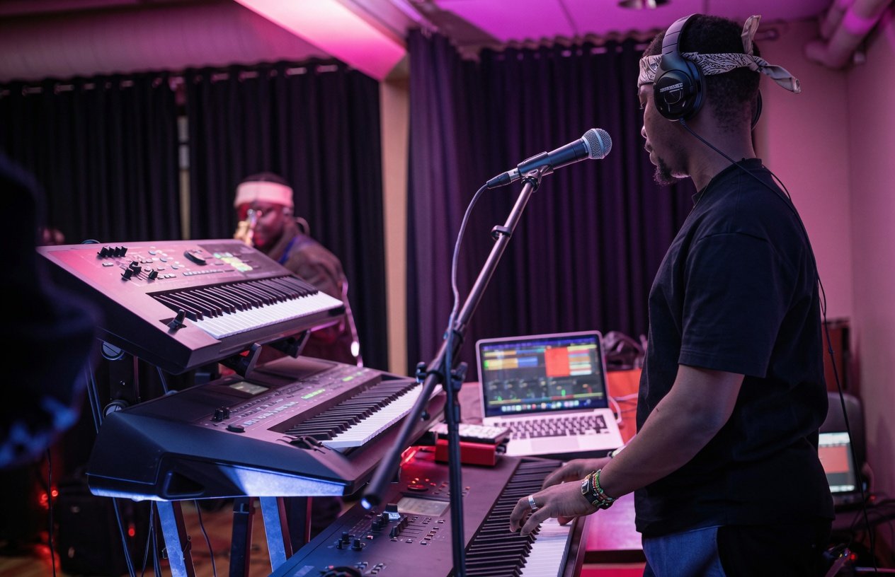 Kevin performing live